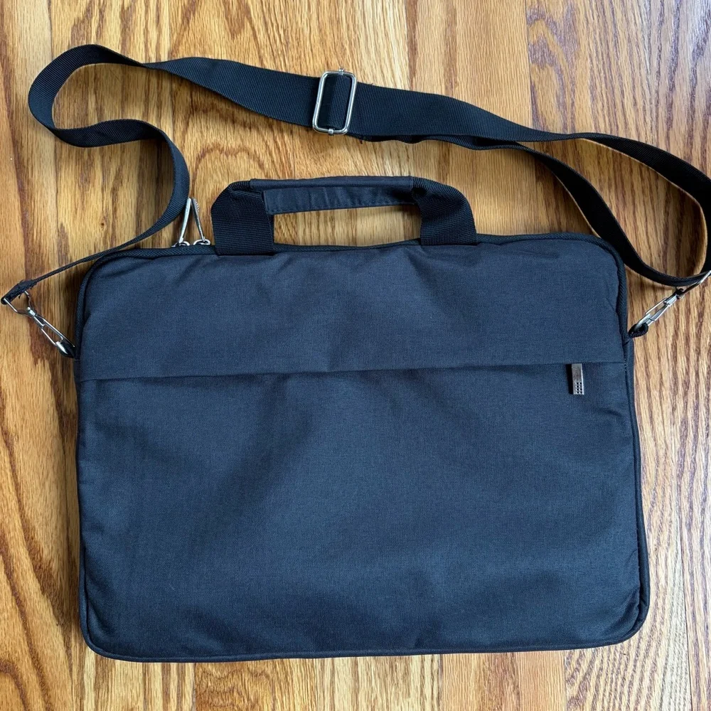 SOUGAO Laptop Briefcase Lightweight Shoulder Bag Notebook Case Sleeve Black